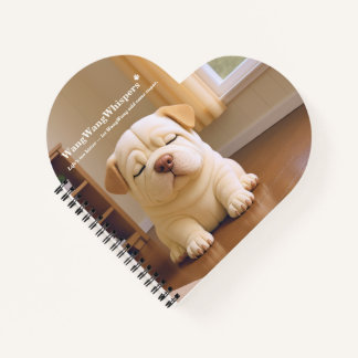 Shar Pei Welpe - Sanfte Ruhe von WangWang Notizbuch