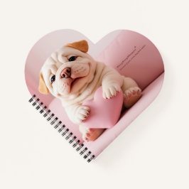 Shar Pei Welpe – Süße Umarmung von WangWang Notizbuch