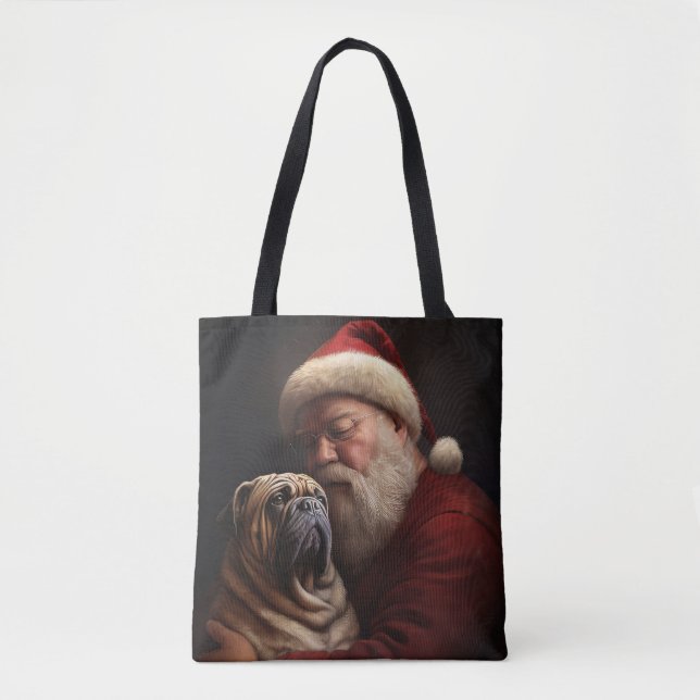 Shar Pei zu Weihnachten (Vorderseite)