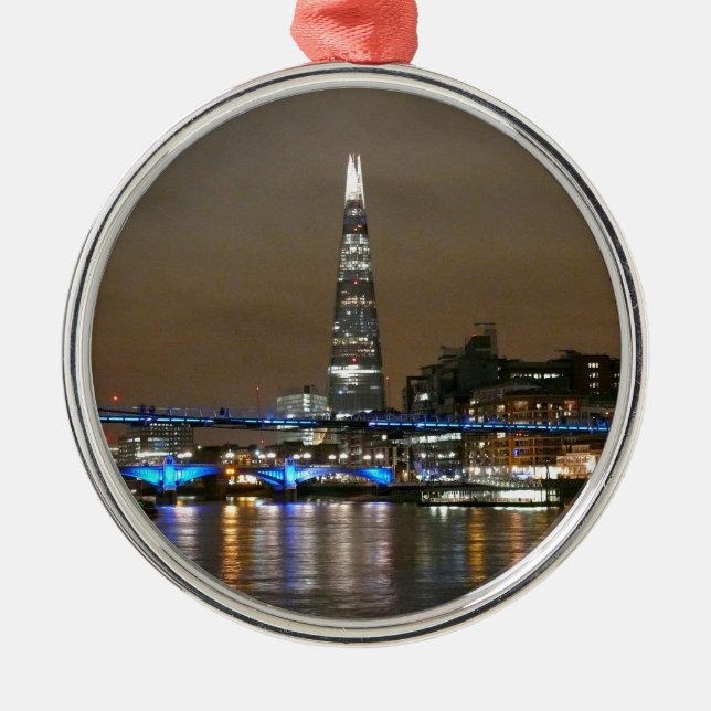 Shard - London Super! Silbernes Ornament (Vorne)