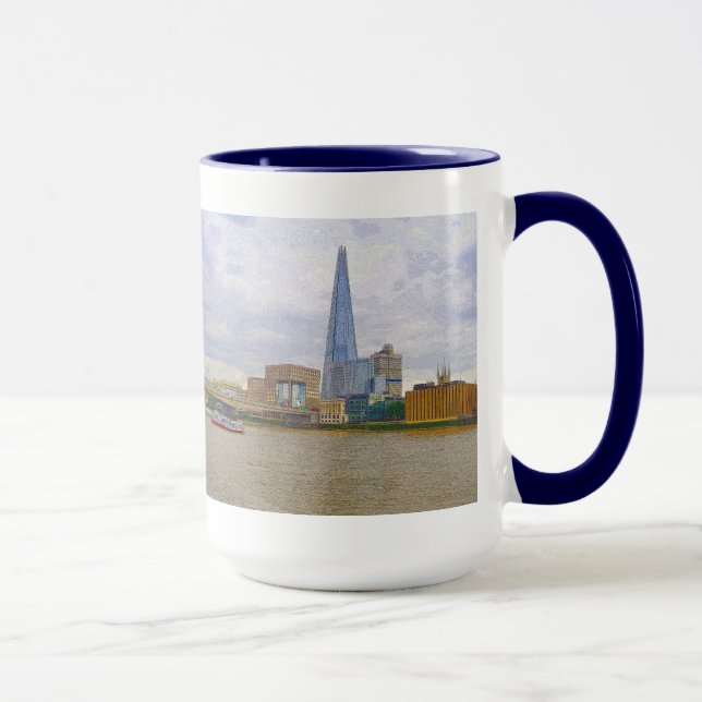 Shard, Thames River, London, England Tasse (Rechts)