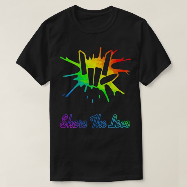 Share the Love for Boys and Girls  T-Shirt (Design vorne)