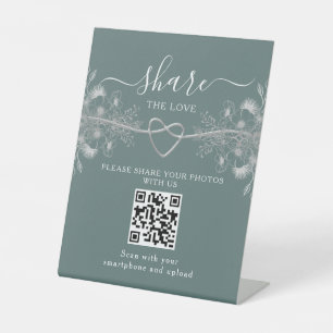 Share The Love Hochzeit Sockelschild
