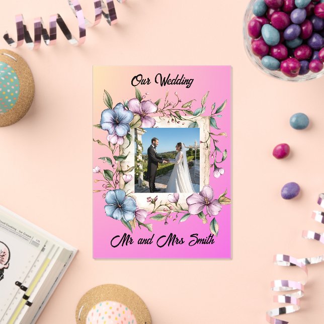 Share your gratitude with this Acrylic Invitation Acryleinladungen (Insitu (Feier))