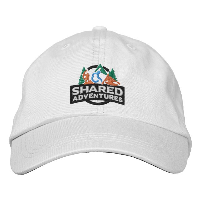 Shared Adventure Logo Bestickte Baseballkappe (Vorderseite)