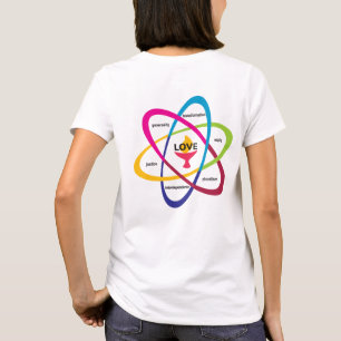 Shared Values Atom - Unitaristischer Universalist  T-Shirt