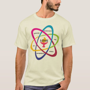 Shared Values Atom - Unitaristischer Universalist  T-Shirt