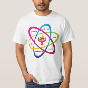 Shared Values Atom - Unitaristischer Universalist  T-Shirt