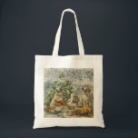 Shared Warmth Whimsical Farmhouse Animals Campfire Tragetasche<br><div class="desc">This tote bag features a dog, cat, rabbit, and duck gathered around a cozy campfire on a peaceful farm decorated for Christmas. The warm and festive scene makes it perfect for animal lovers, fans of cute farm animals, and anyone who enjoys holiday and Christmas artwork. Great for everyday use, grocery...</div>