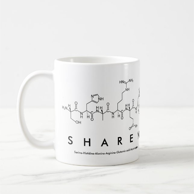 Sharen Peptidname Tasse (Links)