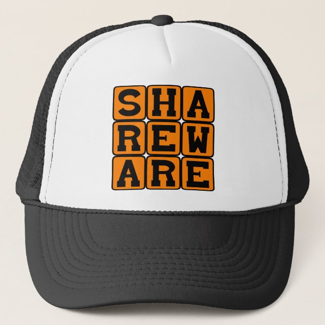 Shareware, Software Truckerkappe (Vorderseite)