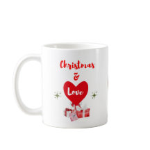 Sharing Christmas Love Photo Customizable Mug 
