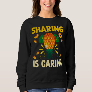Sharing 's Kümmern Upside Down Ananas Swinger Sweatshirt