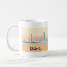 Sharjah UAE Pastel Travel Kaffeetasse