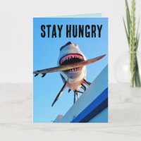 SHARK ABSCHLUSS GREETCARD