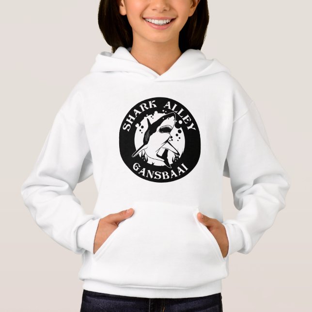 Shark Alley - Gansbaai | Shark Scuba Diving Hoodie (Vorderseite)