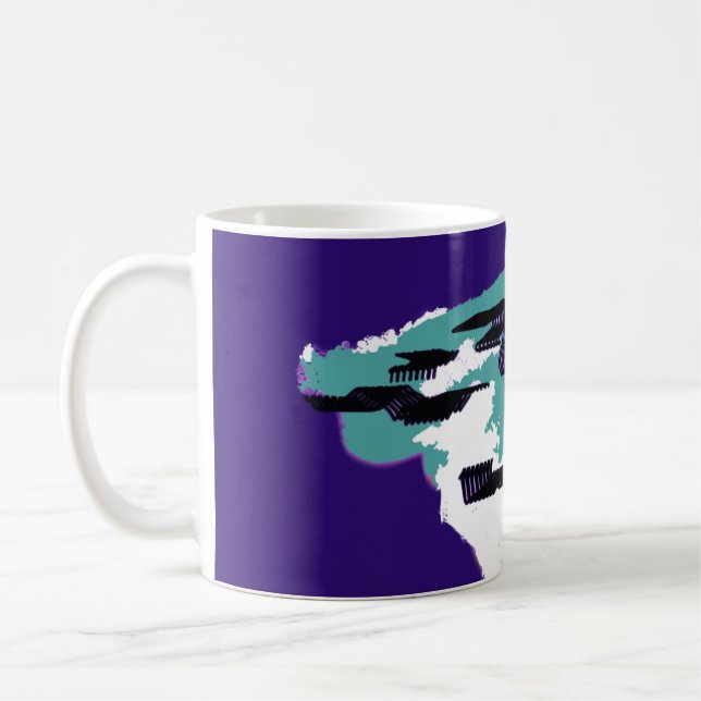 Shark art  kaffeetasse (Links)