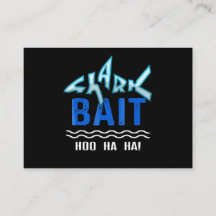 Shark Bait Hoo Ha Ha Funny Shark Lover Geschenke Begleitkarte