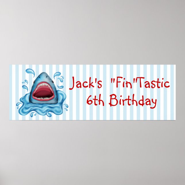 Shark Banner Poster (Vorne)
