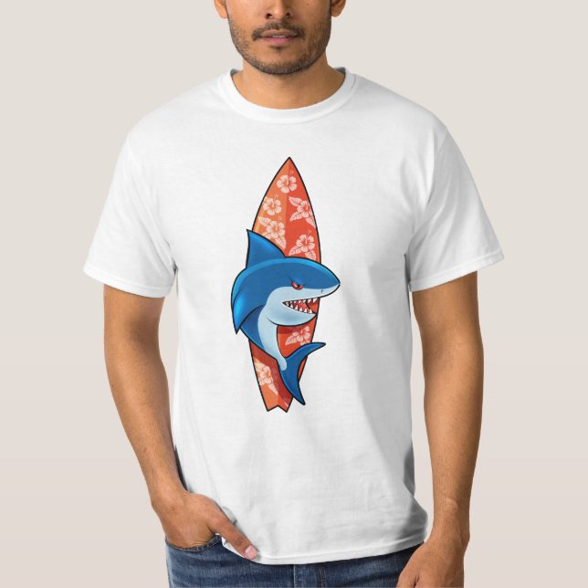Shark Bite surf mandala T Shirt (Vorderseite)