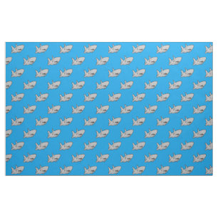 Shark Blue Fabric Stoff