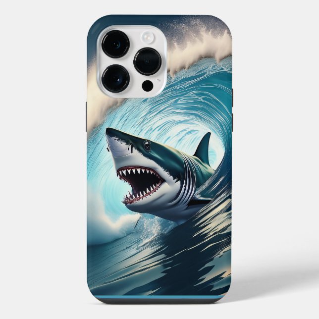 Shark Bump and Bite iPhone Hülle (Rückseite)