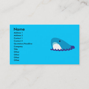 Shark Business Cards Visitenkarte