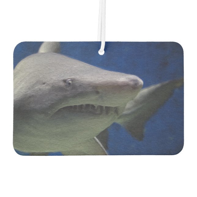 Shark Car Air Freshener. Autolufterfrischer (Rückseite)