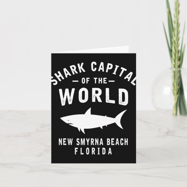 Shark Catal Of The World - New Smyrna Beach Fl-fun Karte (Vorderseite)