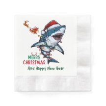 Shark Christmas Hat Xmas