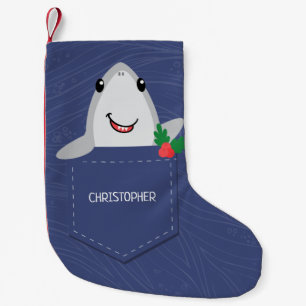 Shark Christmas Strumpf Kleiner Weihnachtsstrumpf