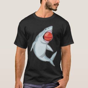 Shark Cricket Cricket Ball T-Shirt