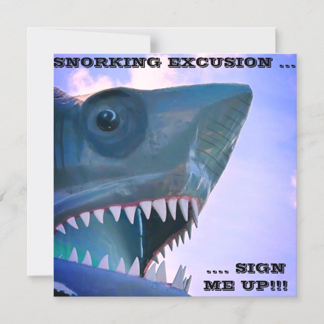 Shark Cruise Door Magnet (Vorderseite)