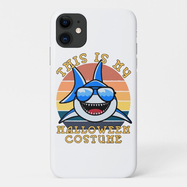 Shark Daddy Spooky Sunset Funny Case-Mate iPhone Hülle (Rückseite)