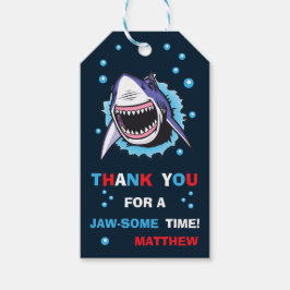 Shark danke Ihnen Tags Shark Gevor Tags Gastgesche Geschenkanhänger