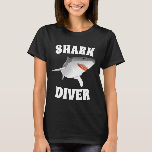 SHARK DIVER T - SHIRT (Vorderseite)