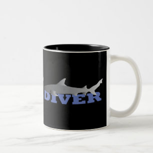 Shark Diver Tasse