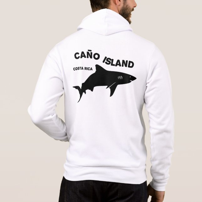 Shark Diving Caño Island - Costa Rica Hoodie (Rückseite)