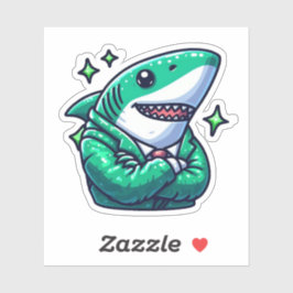 Shark Drawing: Deep Water Stickers #16 Aufkleber