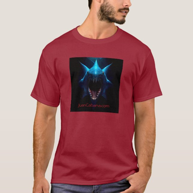 "Shark Face" von Juan Cabana 2024 NEW T-Shirt (Vorderseite)