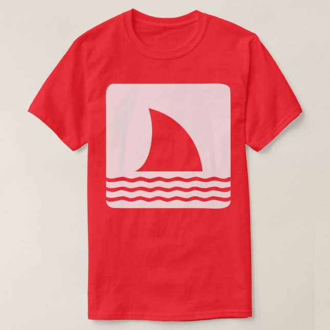 Shark Fin Ocean View T-Shirt (Design vorne)