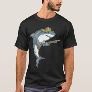 Shark Fisher Harpoon Fishing T-Shirt