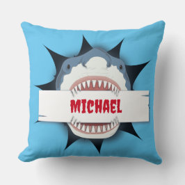 Shark Funny Personalisiert Kissen