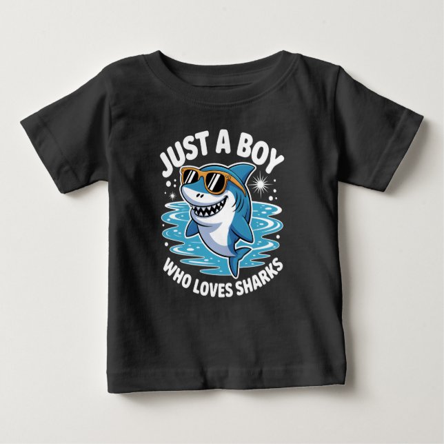 Shark Funny Quote  Baby T-shirt (Vorderseite)