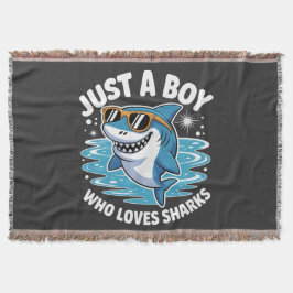 Shark Funny Quote  Decke