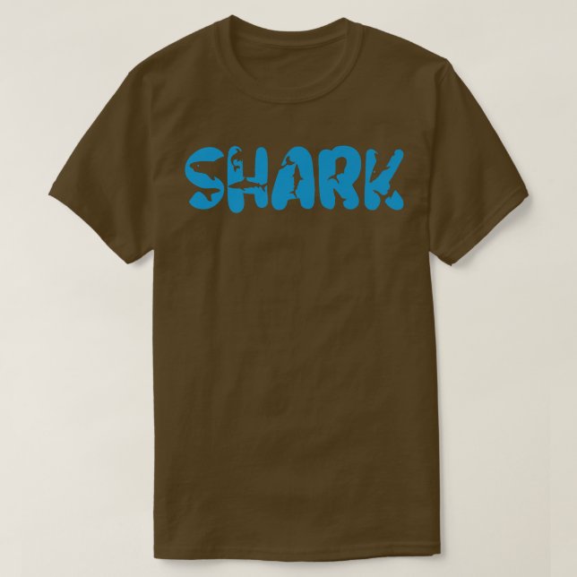 Shark Great White Ocean Science & Marine Bio T-Shirt (Design vorne)
