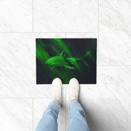 Shark Green 18 x 24 Fußmatte