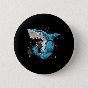 Shark Gym Powerlift Weightlift-Bodybuilding Button
