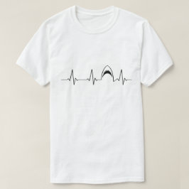 Shark Heartbeat| I Liebe Haie| Kiefer T-Shirt