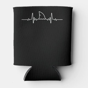 Shark Heartbeat Shark Lovers Fin Ocean Animal Dosenkühler